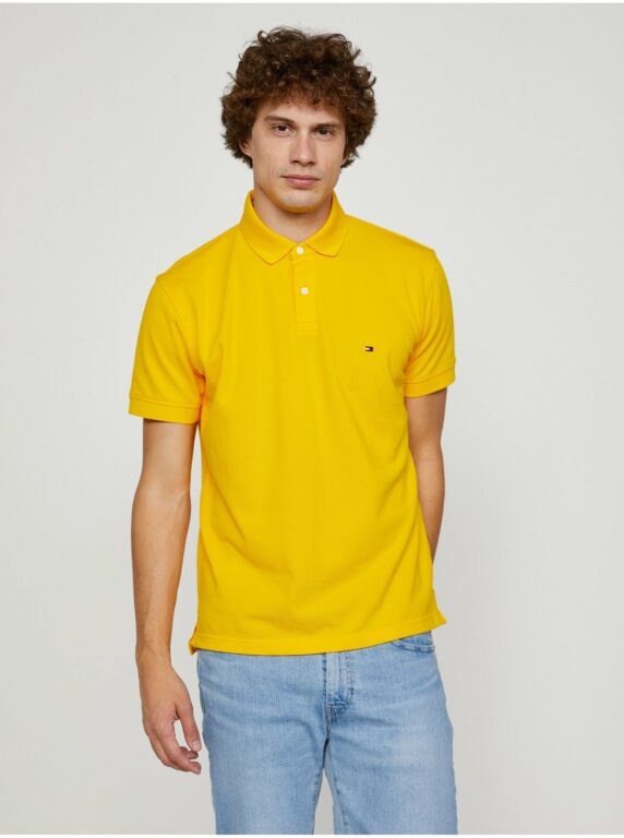 Žluté pánské polo triko Tommy