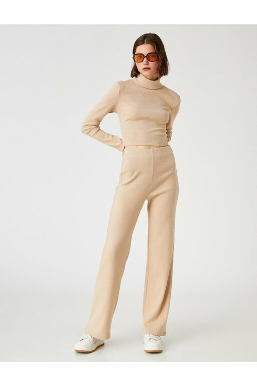 Koton Knitted Cropped Trousers