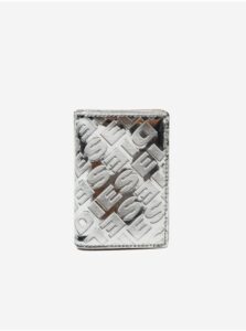 Dámská vzorovaná peněženka ve stříbrné barvě