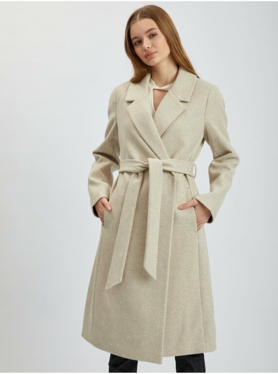 Orsay Béžový dámský zimní kabát