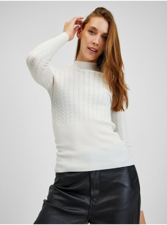 Orsay Bílý dámský svetr