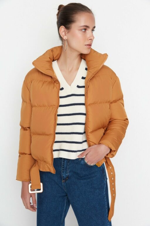 Trendyol Winter Jacket - Brown