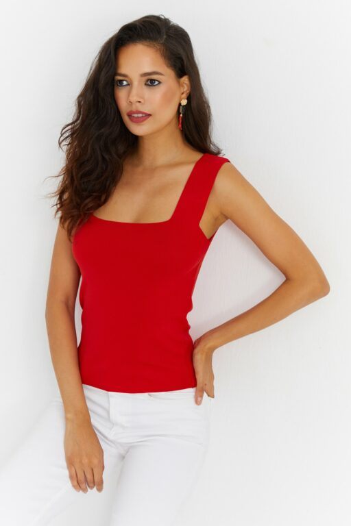 Cool & Sexy Blouse - Red