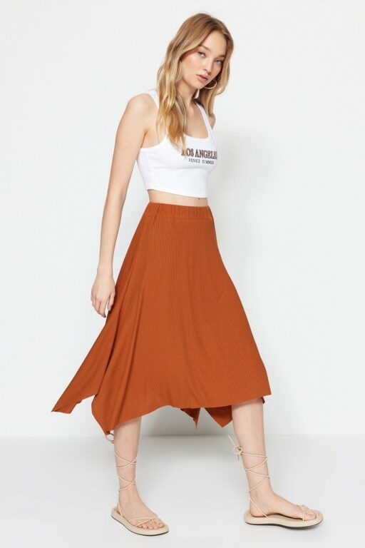 Trendyol Skirt - Brown