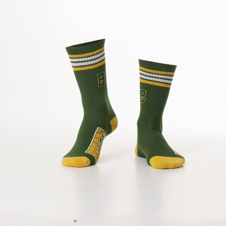 Pánské zelené sportovní ponožky