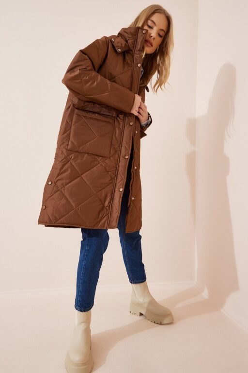 Happiness İstanbul Coat - Brown