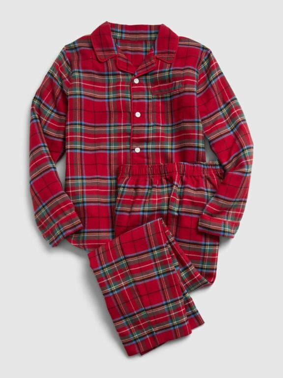 GAP Dětské kostkované pyžamo