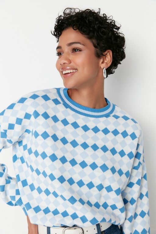 Trendyol Sweater - Blue -