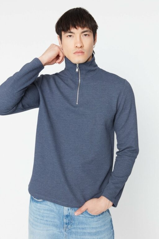 Trendyol Sweatshirt - Navy blue