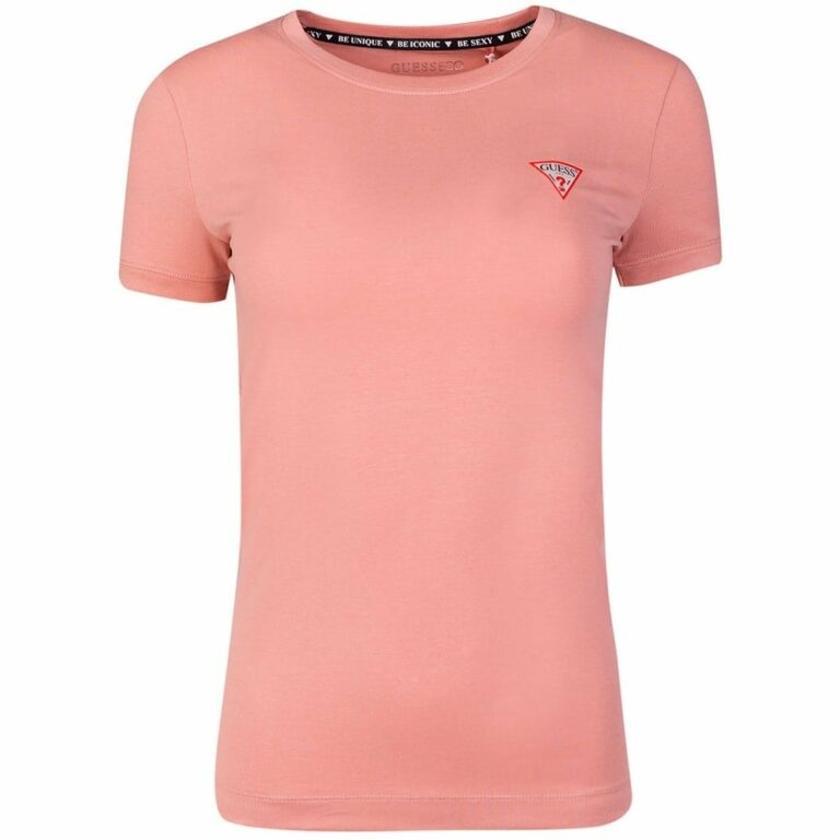 Růžové dámské tričko Guess