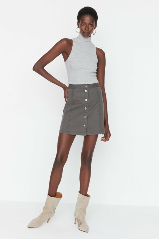 Trendyol Skirt - Gray