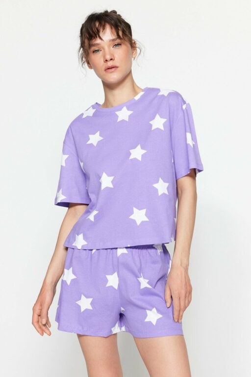 Trendyol Pajama Set - Purple