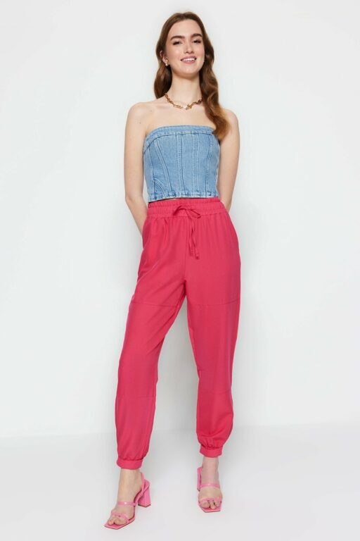 Trendyol Pants - Pink -