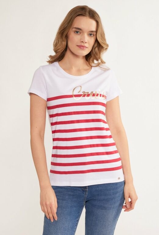 MONNARI Woman's T-Shirts Striped Women's