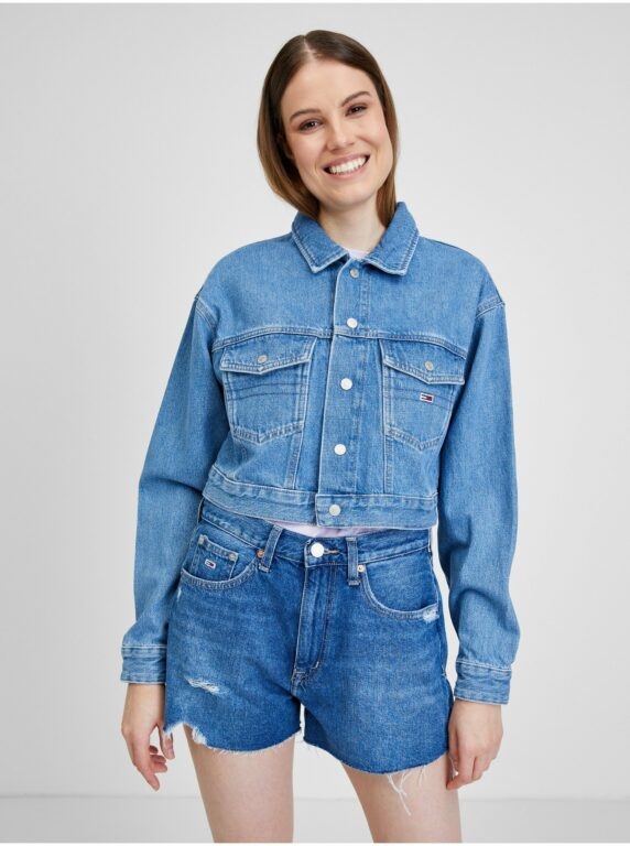 Modrá džínová bunda Tommy Jeans