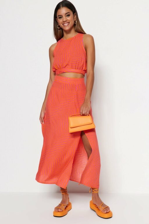 Trendyol Skirt - Orange