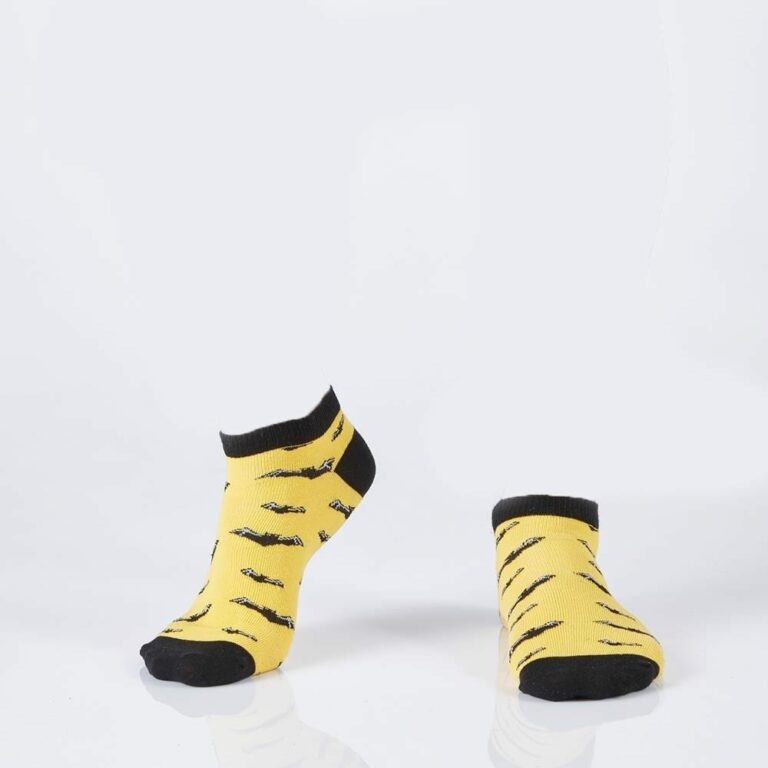 Pánské žluté krátké ponožky