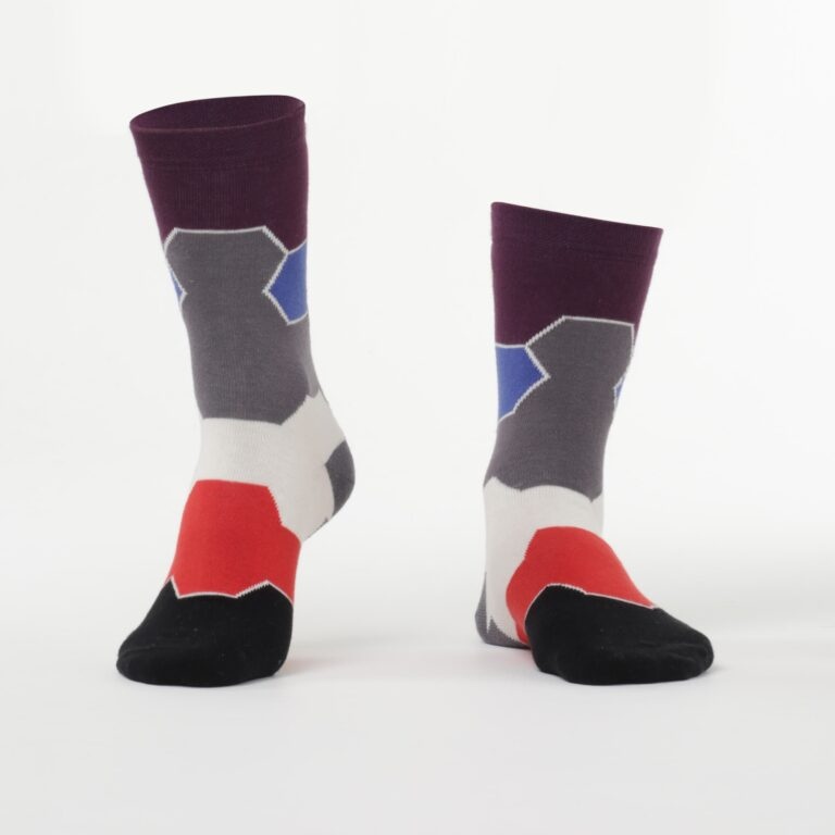 Barevné dámské ponožky se