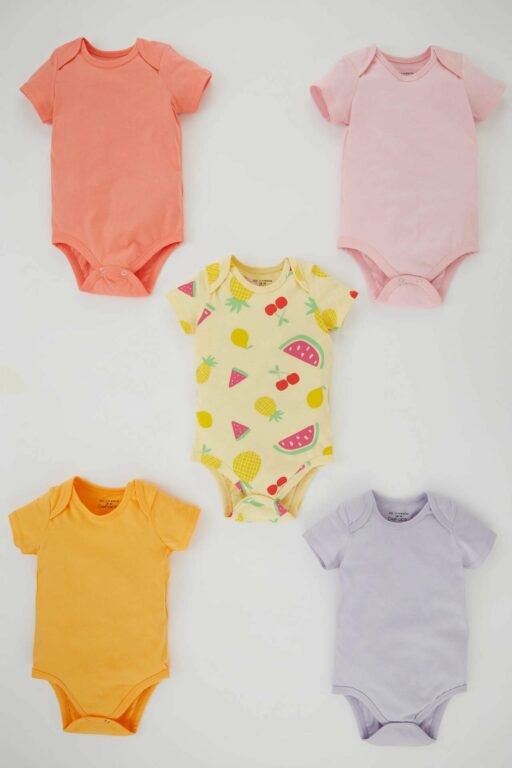 DEFACTO Baby Girl Fruit Patterned Combed