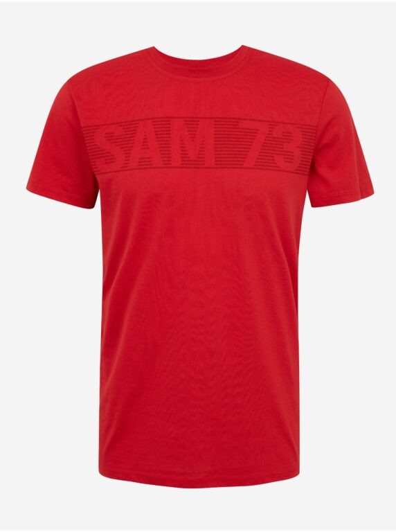 SAM73 Červené pánské tričko SAM 73