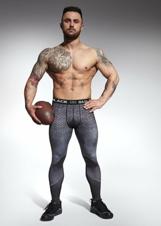 Bas Bleu Sports leggings HARDMEN men's functional