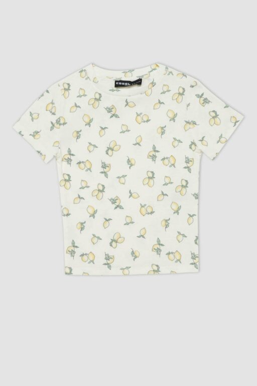 DEFACTO Cool Fitted Fruit Print
