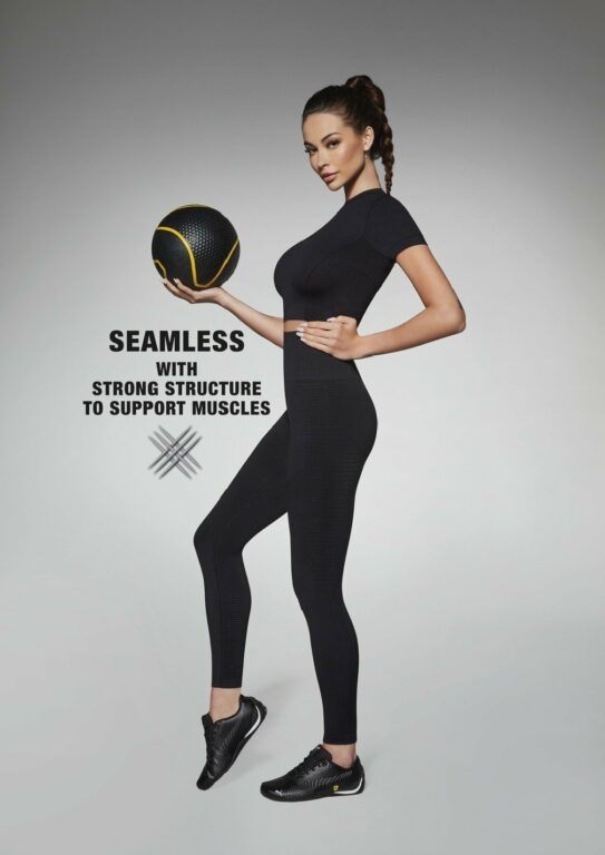 Bas Bleu Seamless CHALLENGE sports leggings with special