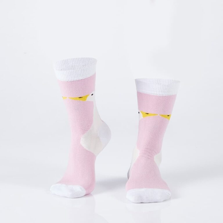 Pánské růžové ponožky s