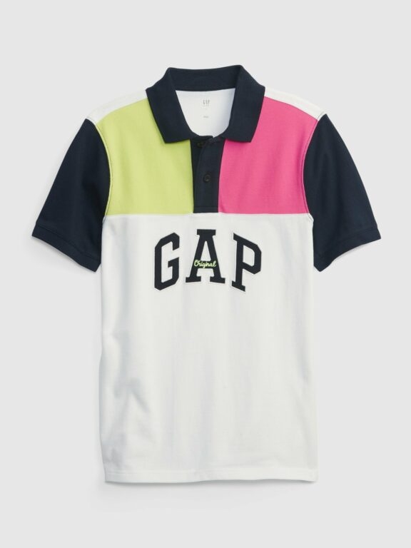 GAP Dětské barevné polo tričko s