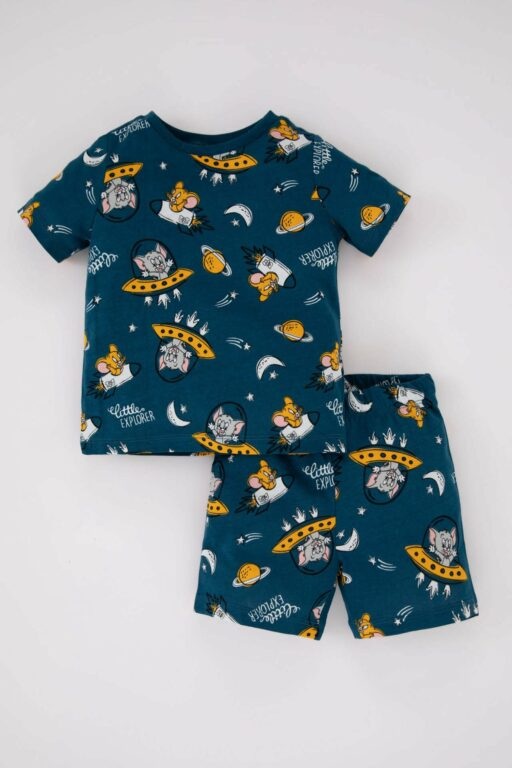 DEFACTO Baby Boy Tom & Jerry Licensed Short-Sleeved