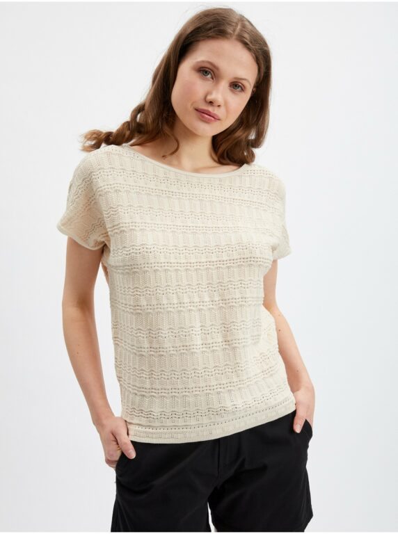 Orsay Béžové dámské béžové svetrové