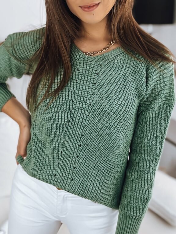 Dámský svetr MIGOTKA zelený