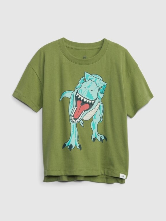 GAP Dětské tričko s dinosaurem