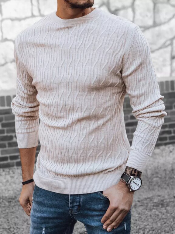 Pánský béžový svetr