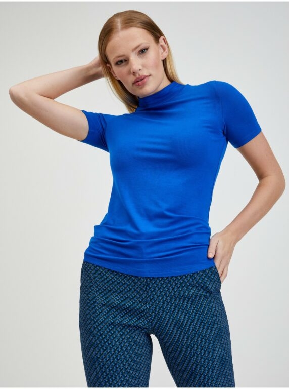 Orsay Modré dámské tričko