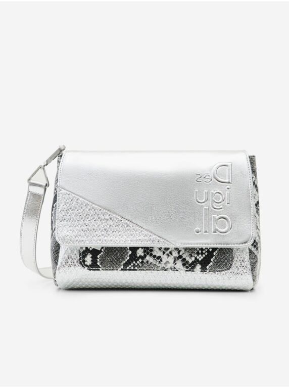Stříbrná dámská kabelka Desigual Delta Silver