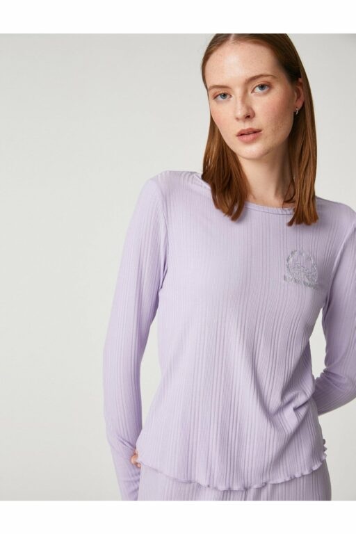 Koton Pajama Top - Purple