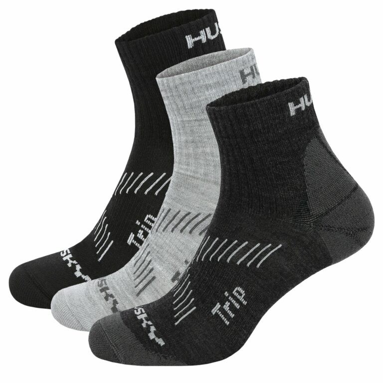 Ponožky Trip 3pack HUSKY černá/sv.