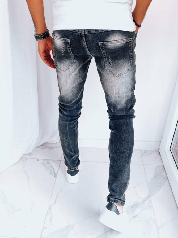 Šedé pánské džínové kalhoty