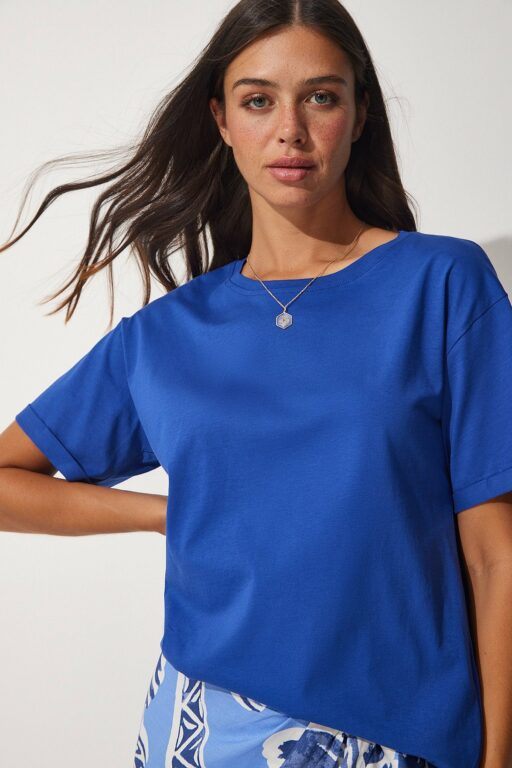 Happiness İstanbul T-Shirt - Blue