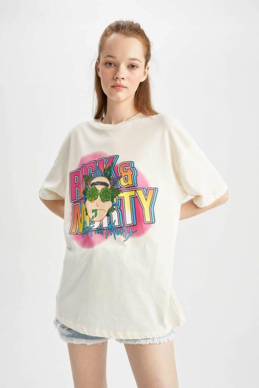 DEFACTO Coool Rick and Morty Licensed Oversize Fit
