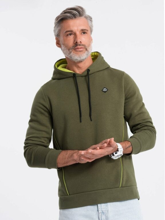 Ombre Men's hoodie with zippered