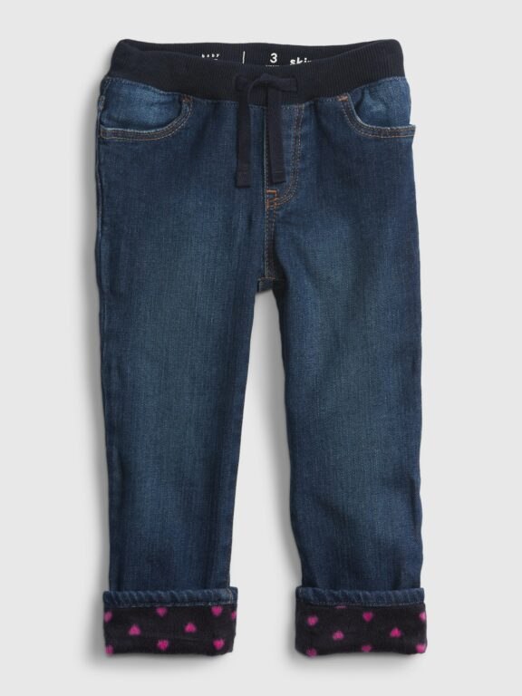 GAP Dětské zateplené skinny džíny