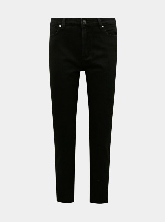 Černé straight fit džíny