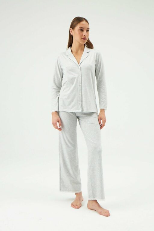 Dagi Pajama Top - Gray