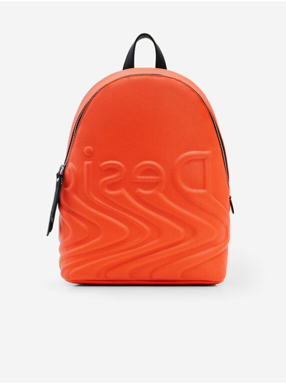 Oranžový dámský batoh Desigual Psico Logo