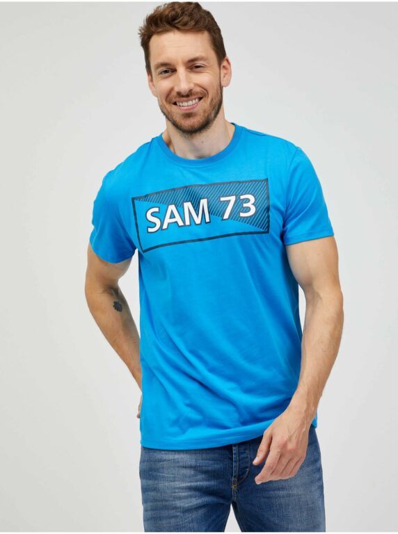 SAM73 Modré pánské tričko SAM 73